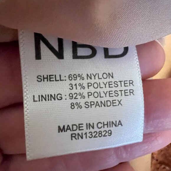 Revolve x NBD Brielle Sheer Blush Lace Romantic Midi Dress Size Small - Picture 10 of 12